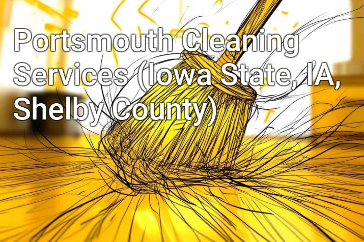 Portsmouth Cleaning Services (Iowa State, IA, Shelby County)