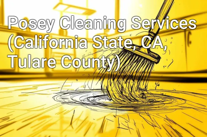 Posey Cleaning Services (California State, CA, Tulare County)