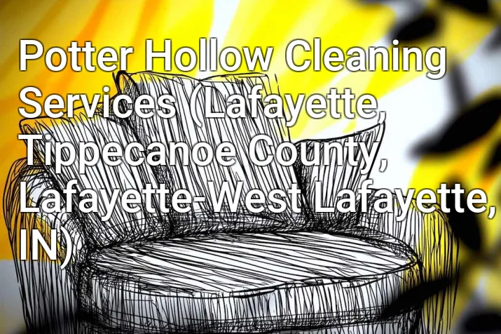 Potter Hollow Cleaning Services (Lafayette, Tippecanoe County, Lafayette-West Lafayette, IN)