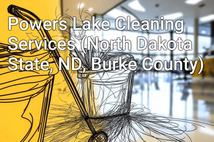 Powers Lake Cleaning Services (North Dakota State, ND, Burke County)