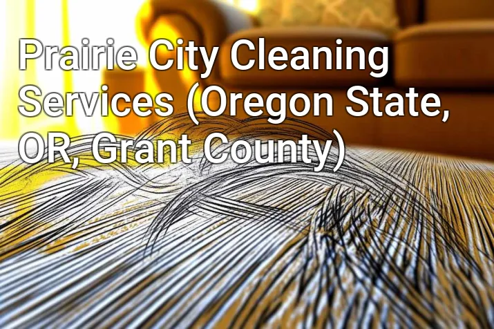 Prairie City Cleaning Services (Oregon State, OR, Grant County)