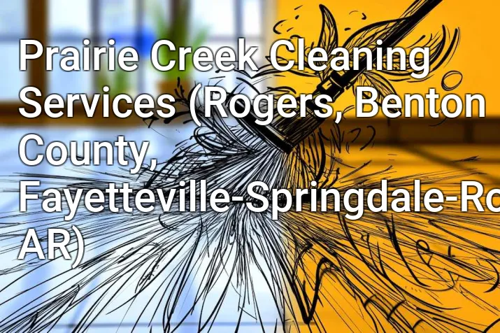 Prairie Creek Cleaning Services (Rogers, Benton County, Fayetteville-Springdale-Rogers, AR)
