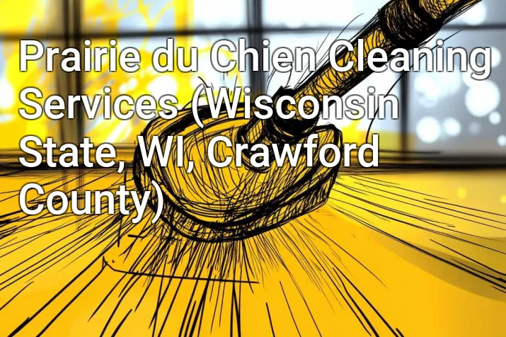 Prairie du Chien Cleaning Services (Wisconsin State, WI, Crawford County)