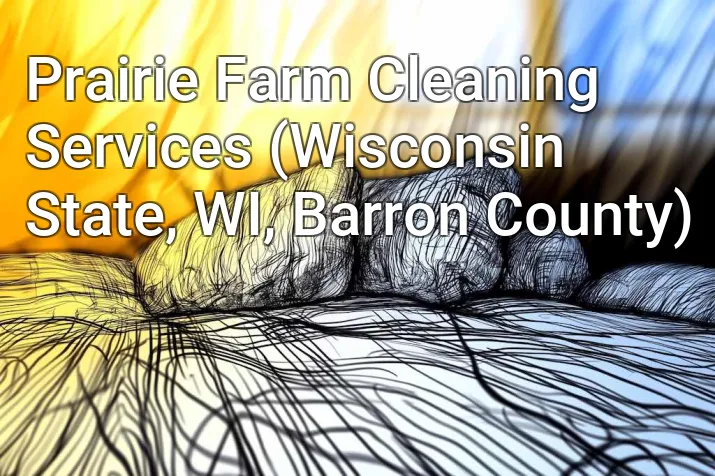 Prairie Farm Cleaning Services (Wisconsin State, WI, Barron County)