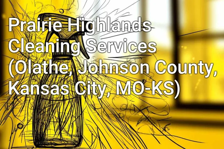 Prairie Highlands Cleaning Services (Olathe, Johnson County, Kansas City, MO-KS)