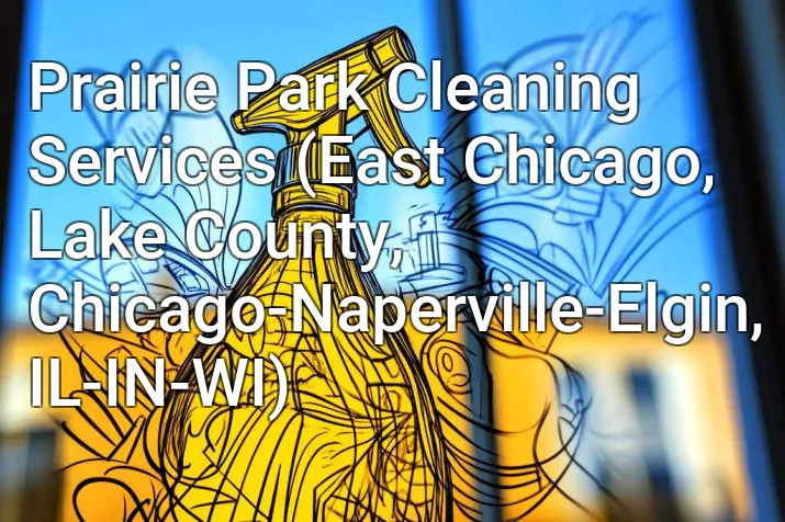 Prairie Park Cleaning Services (East Chicago, Lake County, Chicago-Naperville-Elgin, IL-IN-WI)