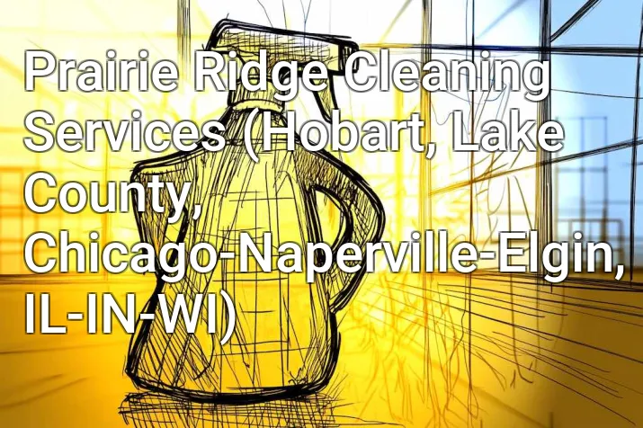 Prairie Ridge Cleaning Services (Hobart, Lake County, Chicago-Naperville-Elgin, IL-IN-WI)
