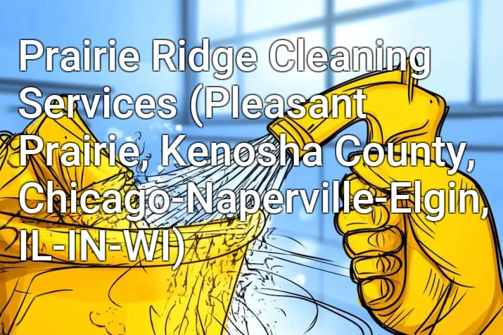 Prairie Ridge Cleaning Services (Pleasant Prairie, Kenosha County, Chicago-Naperville-Elgin, IL-IN-WI)