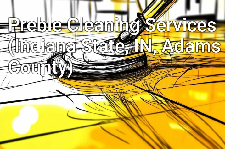 Preble Cleaning Services (Indiana State, IN, Adams County)