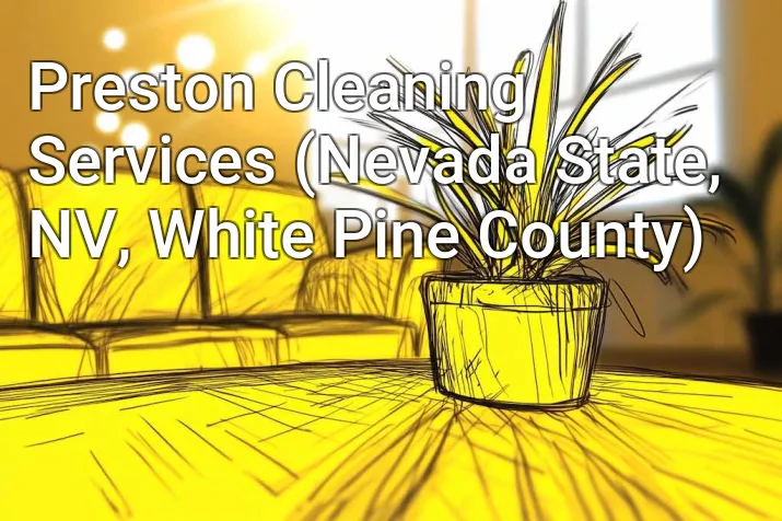 Preston Cleaning Services (Nevada State, NV, White Pine County)