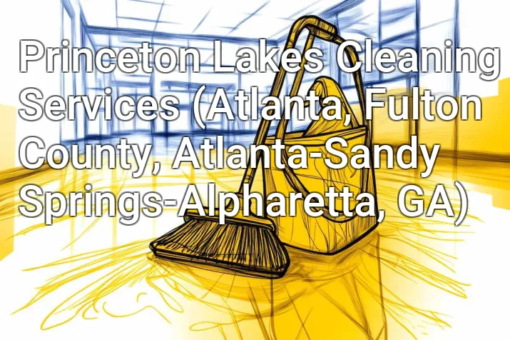 Princeton Lakes Cleaning Services (Atlanta, Fulton County, Atlanta-Sandy Springs-Alpharetta, GA)