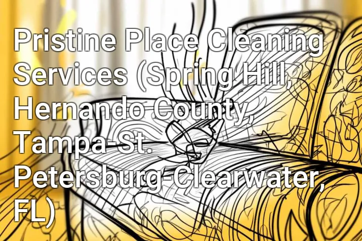 Pristine Place Cleaning Services (Spring Hill, Hernando County, Tampa-St. Petersburg-Clearwater, FL)