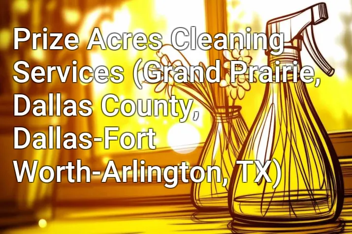 Prize Acres Cleaning Services (Grand Prairie, Dallas County, Dallas-Fort Worth-Arlington, TX)