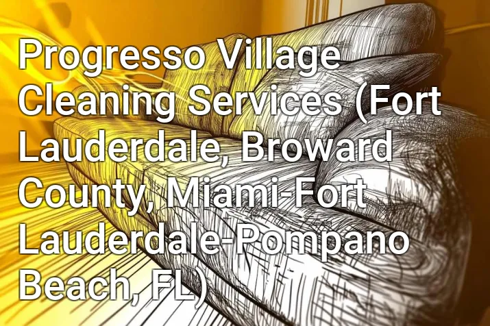 Progresso Village Cleaning Services (Fort Lauderdale, Broward County, Miami-Fort Lauderdale-Pompano Beach, FL)