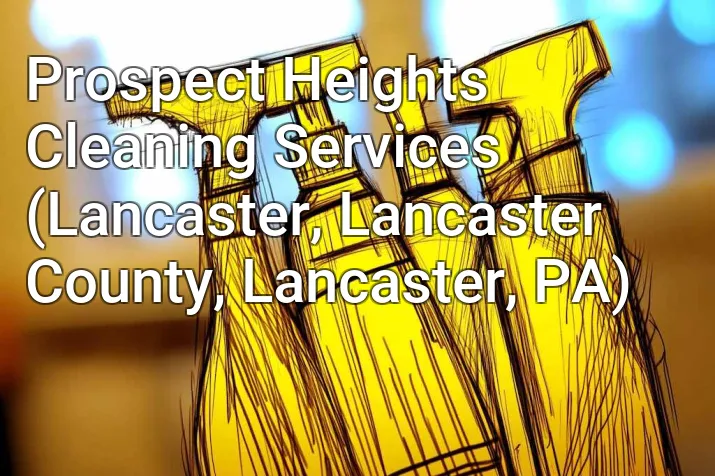 Prospect Heights Cleaning Services (Lancaster, Lancaster County, Lancaster, PA)