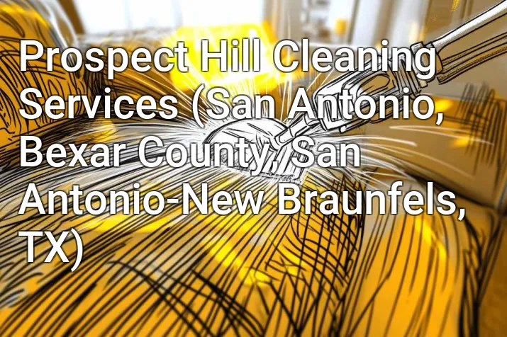 Prospect Hill Cleaning Services (San Antonio, Bexar County, San Antonio-New Braunfels, TX)
