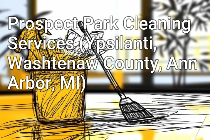 Prospect Park Cleaning Services (Ypsilanti, Washtenaw County, Ann Arbor, MI)