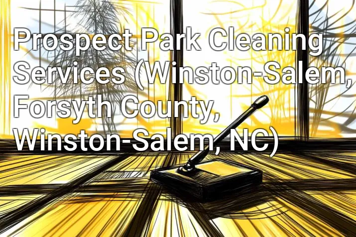 Prospect Park Cleaning Services (Winston-Salem, Forsyth County, Winston-Salem, NC)