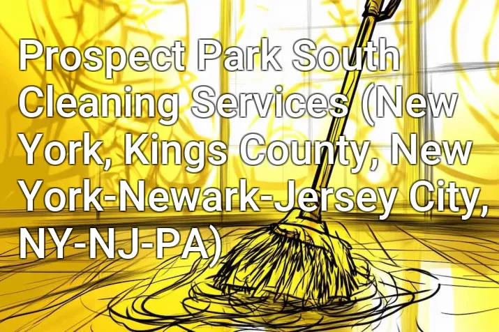 Prospect Park South Cleaning Services (New York, Kings County, New York-Newark-Jersey City, NY-NJ-PA)