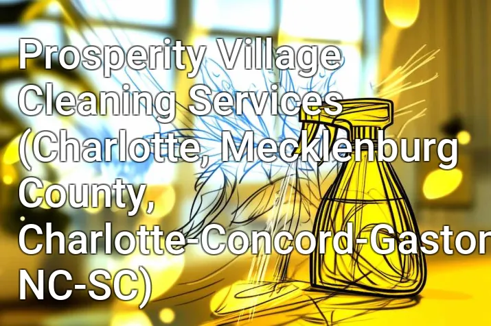 Prosperity Village Cleaning Services (Charlotte, Mecklenburg County, Charlotte-Concord-Gastonia, NC-SC)