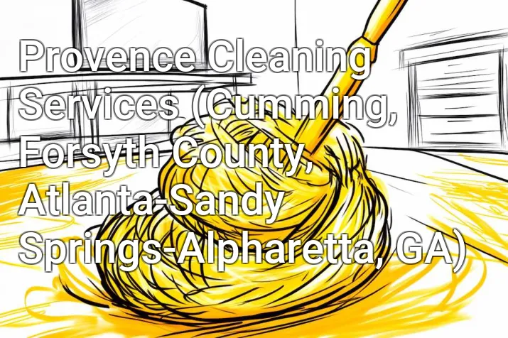 Provence Cleaning Services (Cumming, Forsyth County, Atlanta-Sandy Springs-Alpharetta, GA)