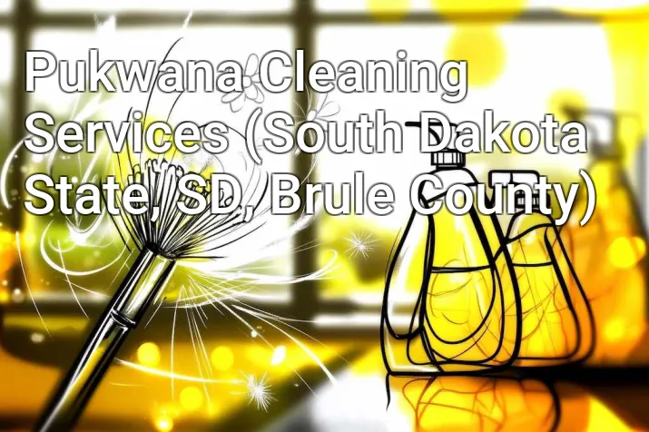 Pukwana Cleaning Services (South Dakota State, SD, Brule County)