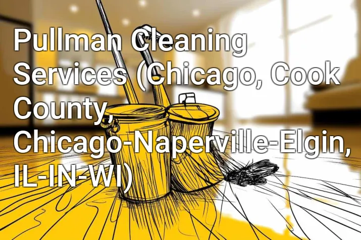 Pullman Cleaning Services (Chicago, Cook County, Chicago-Naperville-Elgin, IL-IN-WI)