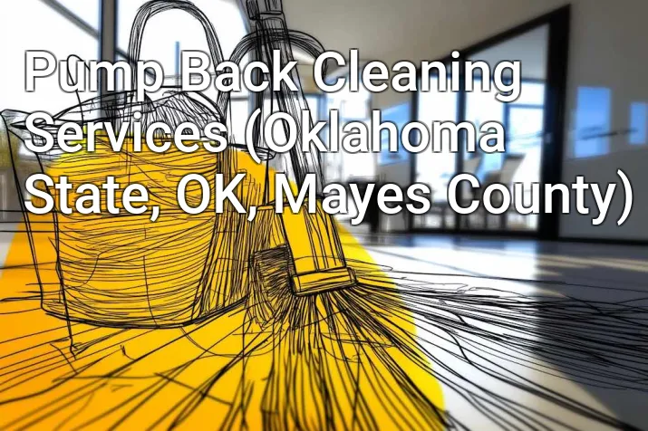 Pump Back Cleaning Services (Oklahoma State, OK, Mayes County)
