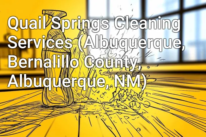 Quail Springs Cleaning Services (Albuquerque, Bernalillo County, Albuquerque, NM)