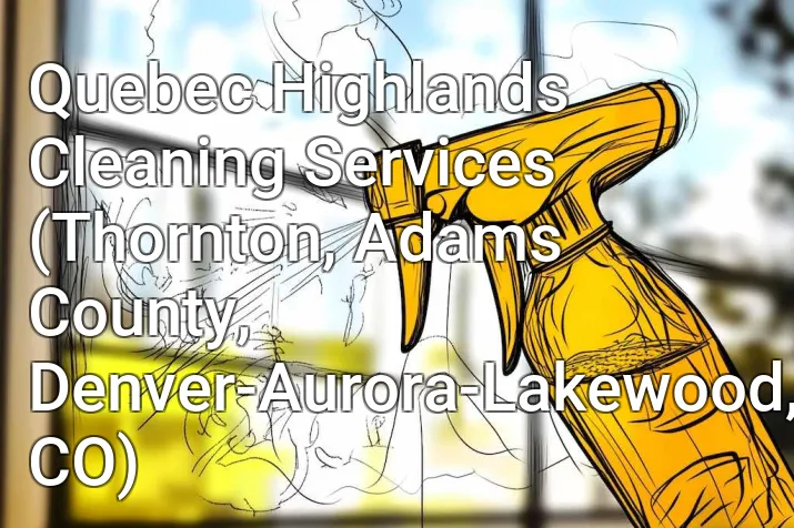 Quebec Highlands Cleaning Services (Thornton, Adams County, Denver-Aurora-Lakewood, CO)