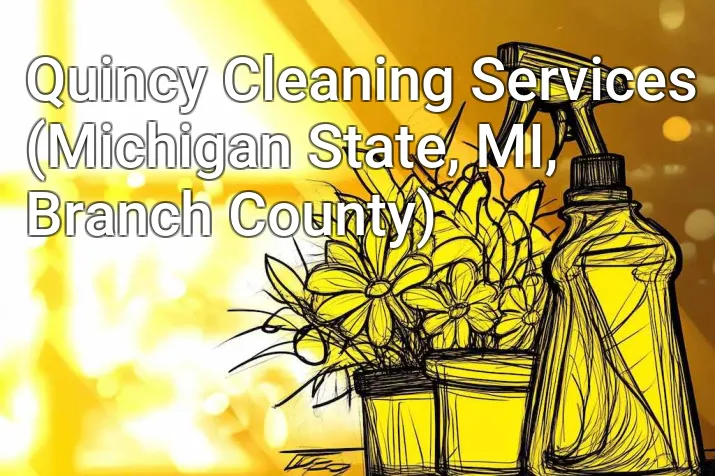Quincy Cleaning Services (Michigan State, MI, Branch County)