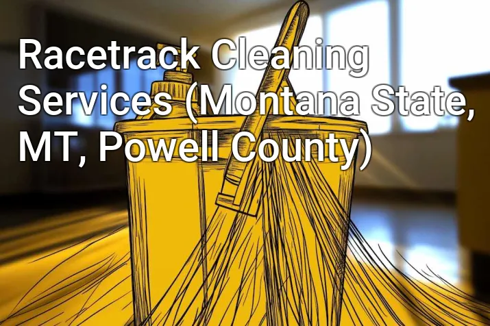 Racetrack Cleaning Services (Montana State, MT, Powell County)
