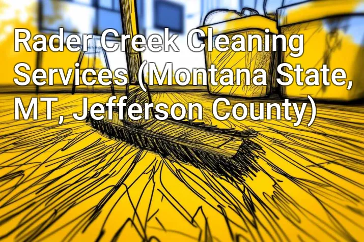 Rader Creek Cleaning Services (Montana State, MT, Jefferson County)