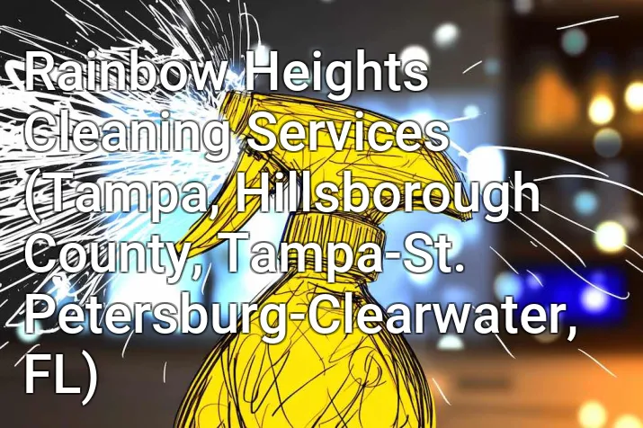 Rainbow Heights Cleaning Services (Tampa, Hillsborough County, Tampa-St. Petersburg-Clearwater, FL)