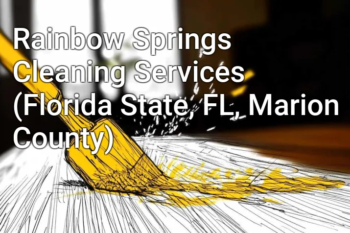 Rainbow Springs Cleaning Services (Florida State, FL, Marion County)