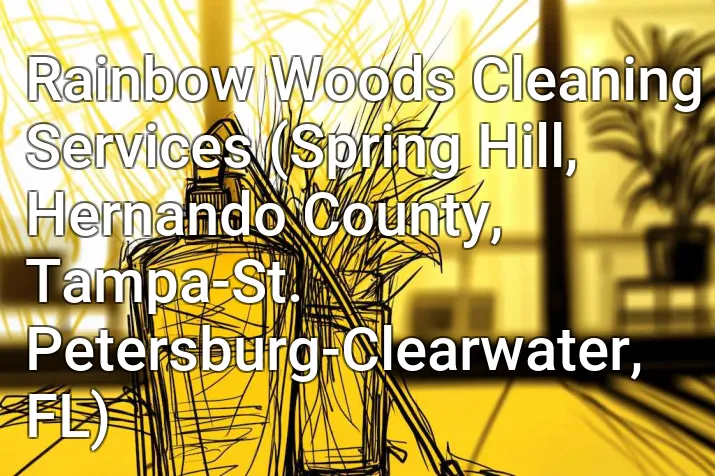 Rainbow Woods Cleaning Services (Spring Hill, Hernando County, Tampa-St. Petersburg-Clearwater, FL)