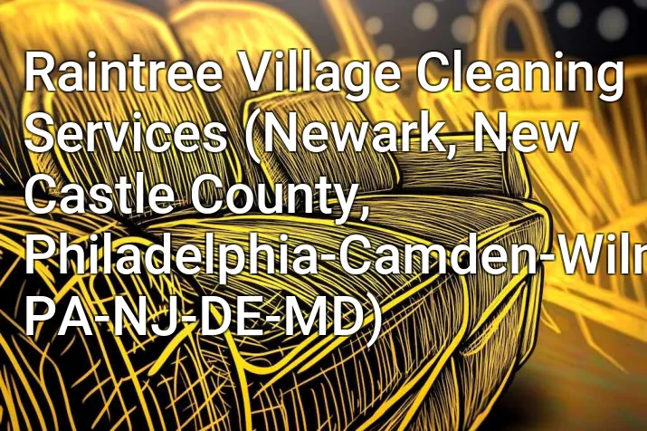 Raintree Village Cleaning Services (Newark, New Castle County, Philadelphia-Camden-Wilmington, PA-NJ-DE-MD)