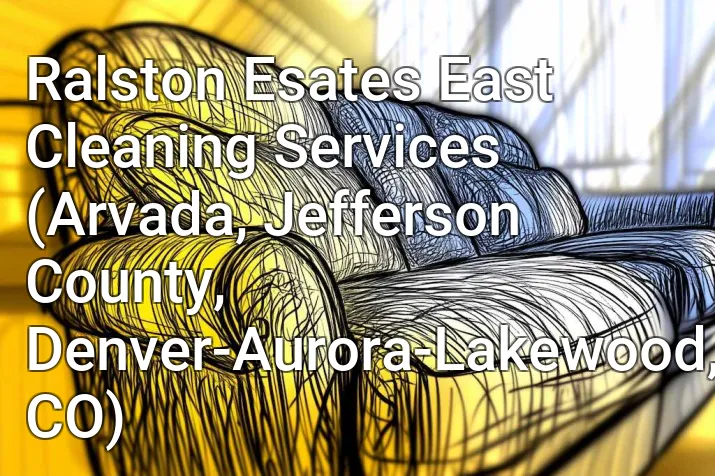 Ralston Esates East Cleaning Services (Arvada, Jefferson County, Denver-Aurora-Lakewood, CO)