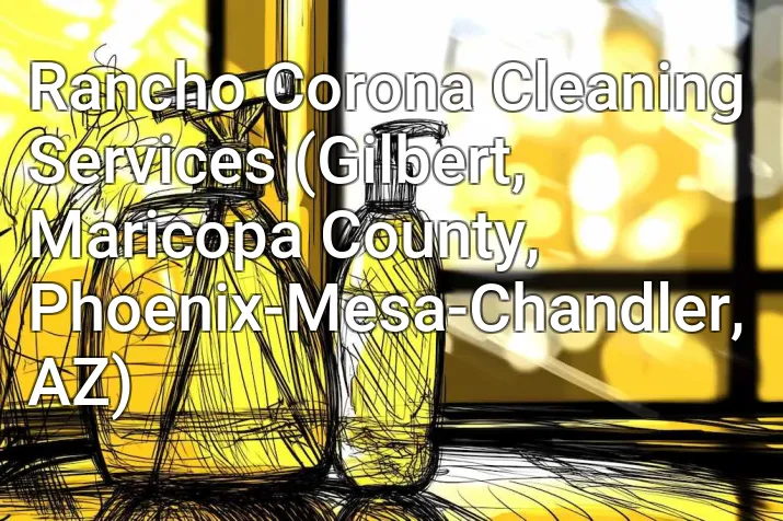 Rancho Corona Cleaning Services (Gilbert, Maricopa County, Phoenix-Mesa-Chandler, AZ)