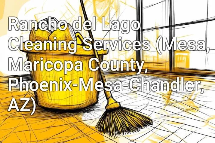 Rancho del Lago Cleaning Services (Mesa, Maricopa County, Phoenix-Mesa-Chandler, AZ)