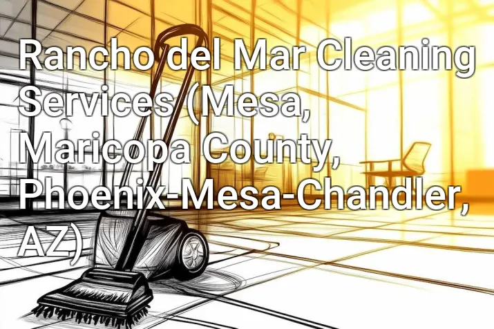 Rancho del Mar Cleaning Services (Mesa, Maricopa County, Phoenix-Mesa-Chandler, AZ)