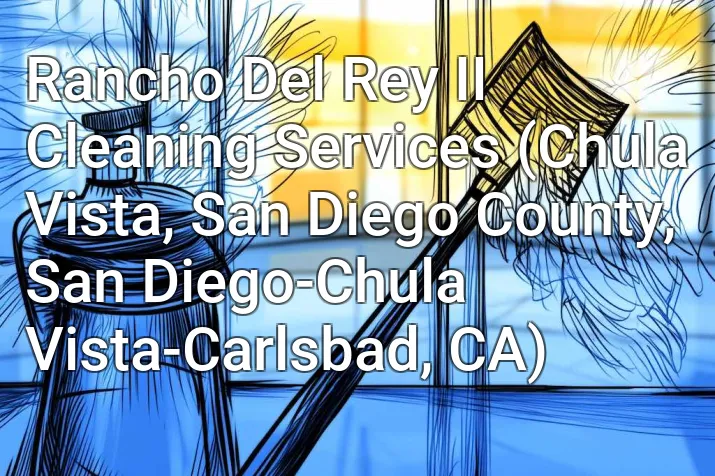 Rancho Del Rey II Cleaning Services (Chula Vista, San Diego County, San Diego-Chula Vista-Carlsbad, CA)