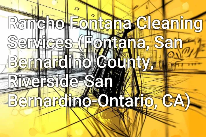 Rancho Fontana Cleaning Services (Fontana, San Bernardino County, Riverside-San Bernardino-Ontario, CA)