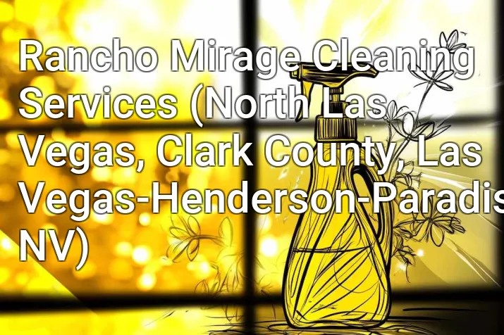 Rancho Mirage Cleaning Services (North Las Vegas, Clark County, Las Vegas-Henderson-Paradise, NV)