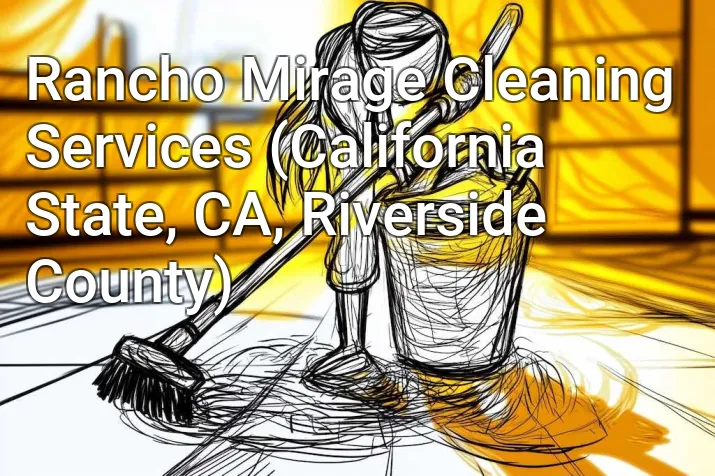 Rancho Mirage Cleaning Services (California State, CA, Riverside County)