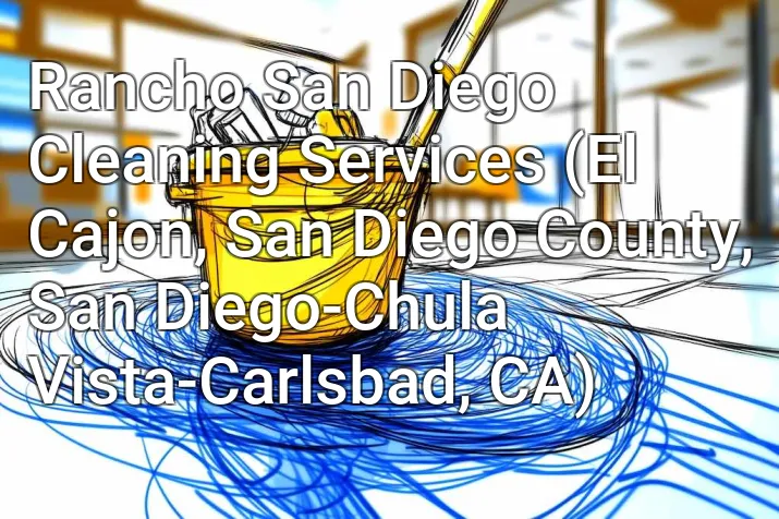 Rancho San Diego Cleaning Services (El Cajon, San Diego County, San Diego-Chula Vista-Carlsbad, CA)