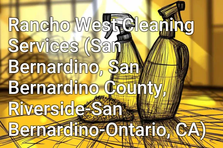 Rancho West Cleaning Services (San Bernardino, San Bernardino County, Riverside-San Bernardino-Ontario, CA)
