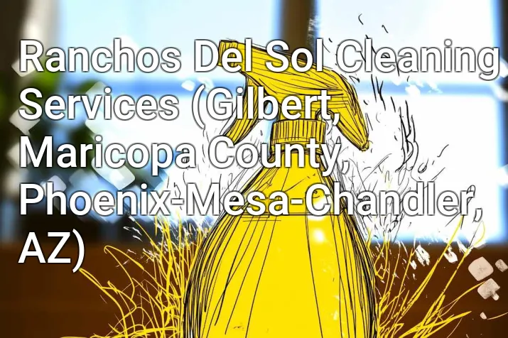 Ranchos Del Sol Cleaning Services (Gilbert, Maricopa County, Phoenix-Mesa-Chandler, AZ)