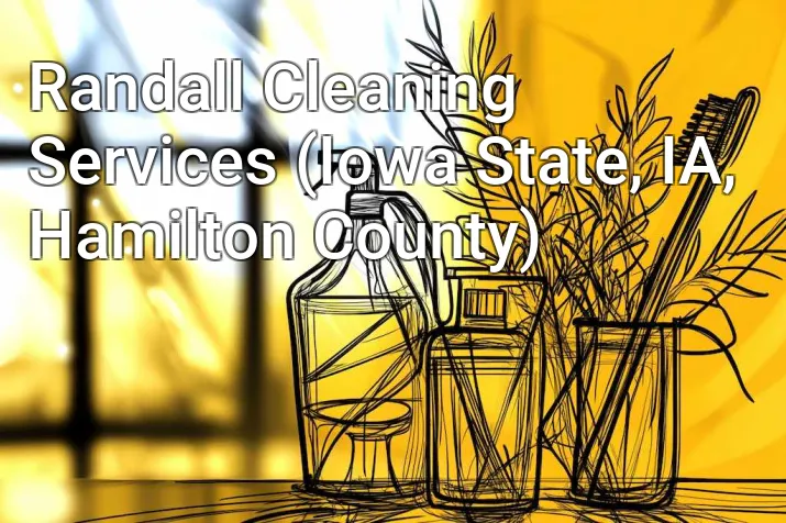 Randall Cleaning Services (Iowa State, IA, Hamilton County)