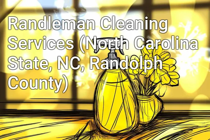 Randleman Cleaning Services (North Carolina State, NC, Randolph County)
